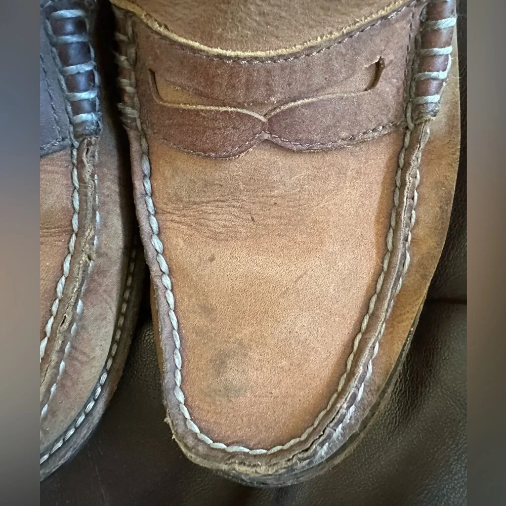 Sperry men’s top-sider brown leather loafers. Size 8M comfortable